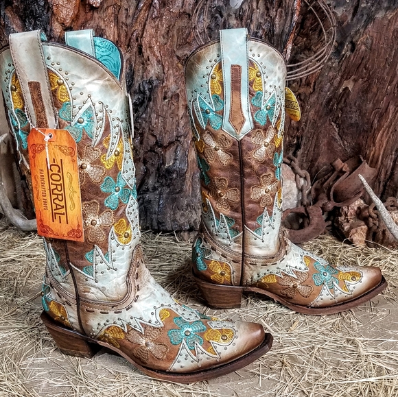 NIB Corral cowboy boots 6.5M - Picture 4 of 7